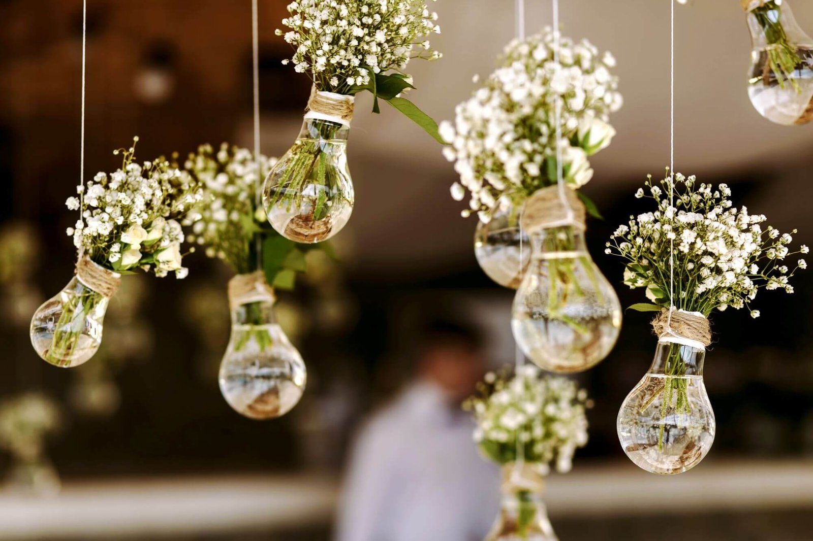 Tablescape setup at Lakeshore Hall